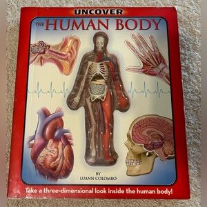 Uncover the Human Body 3D Children’s Board Book by Luann Colombo - Ages 8+